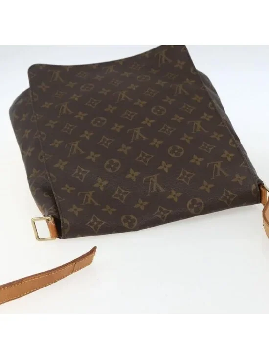 Authentic LOUIS VUITTON Monogram Musette Shoulder Bag M51256 LV - Picture 13 of 16